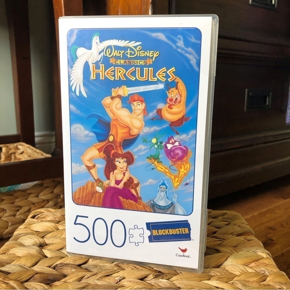 Blockbuster: Disney: Hercules movie cover puzzle in case 500pc.